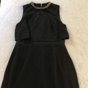 Modern mock neck mini dress